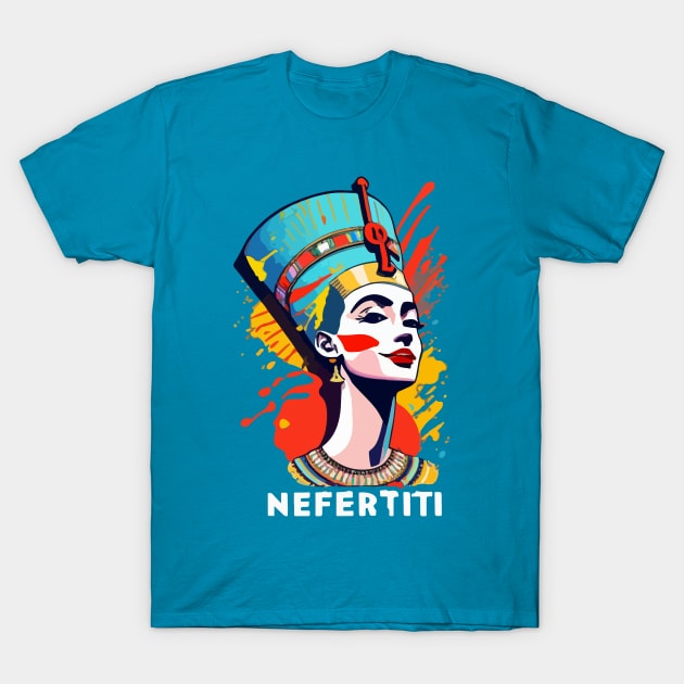 Nefertiti's Hilarious Highness T-Shirt by CatCoconut-Art